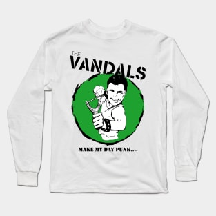 The Vandals - Make My Day Punk Rock FanArt Design Long Sleeve T-Shirt